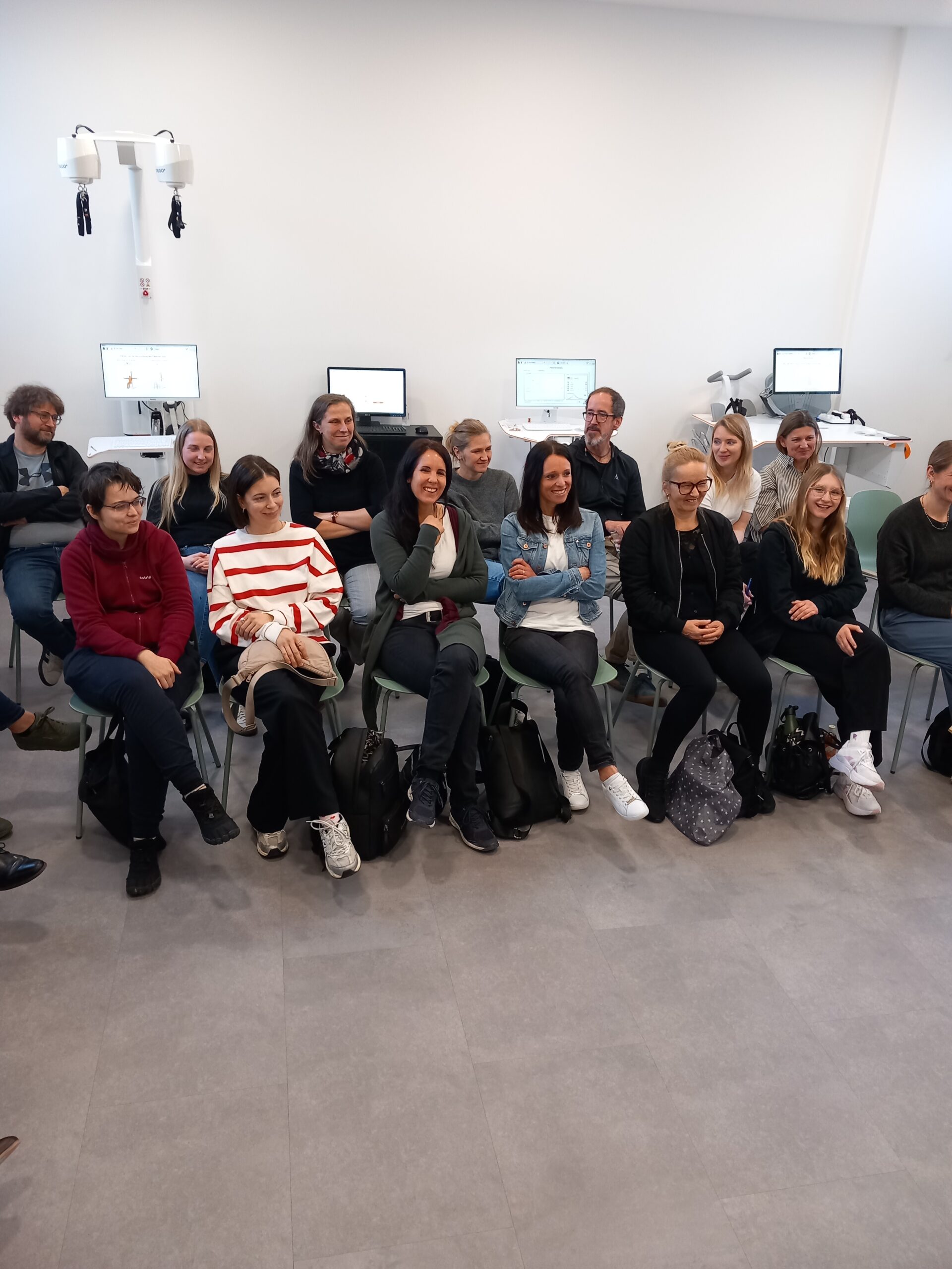 Recap: “Robotics in Rehab” Workshop – Insights, Exchange & Innovation: A group of people sitting in two rows
