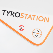 Buttons of the Tyrostation rehabilitation table