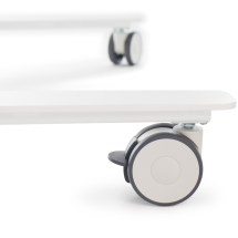 Wheel feet of the Tyrostation occupational therapy furniture