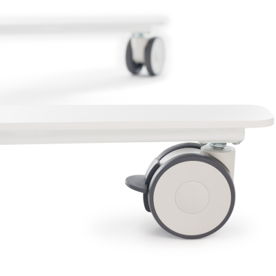 Wheel feet of the Tyrostation occupational therapy furniture