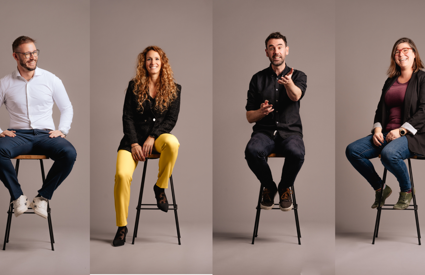 Tyromotion Team Collage from four people