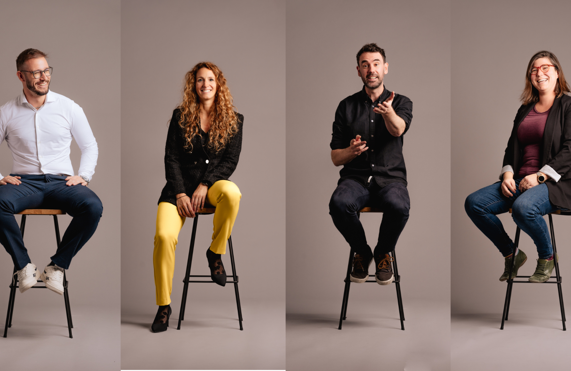 Tyromotion Team Collage from four people