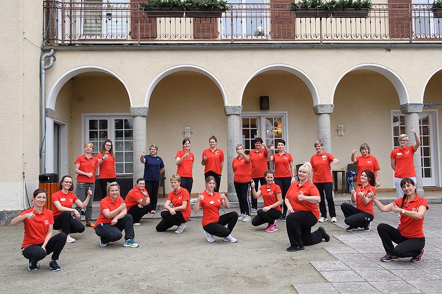Group Picture of the therapist team of GLG Wolletzsee